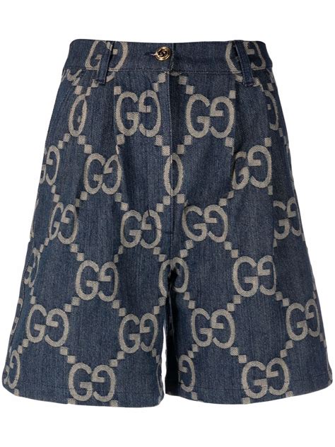 gucci gg jacquard shorts replica|farfetch gucci shorts.